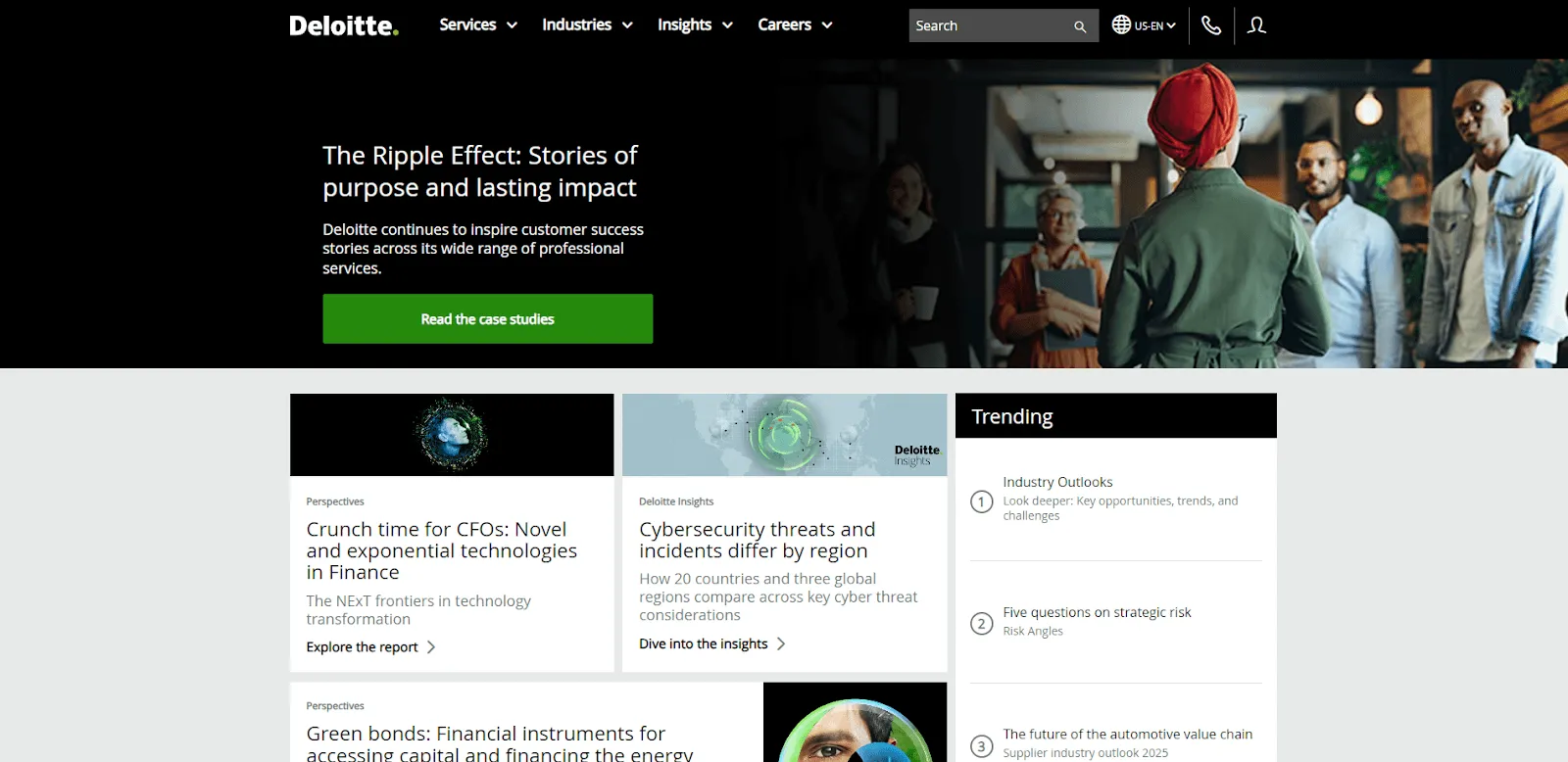 Deloitte - tax and audit service provider