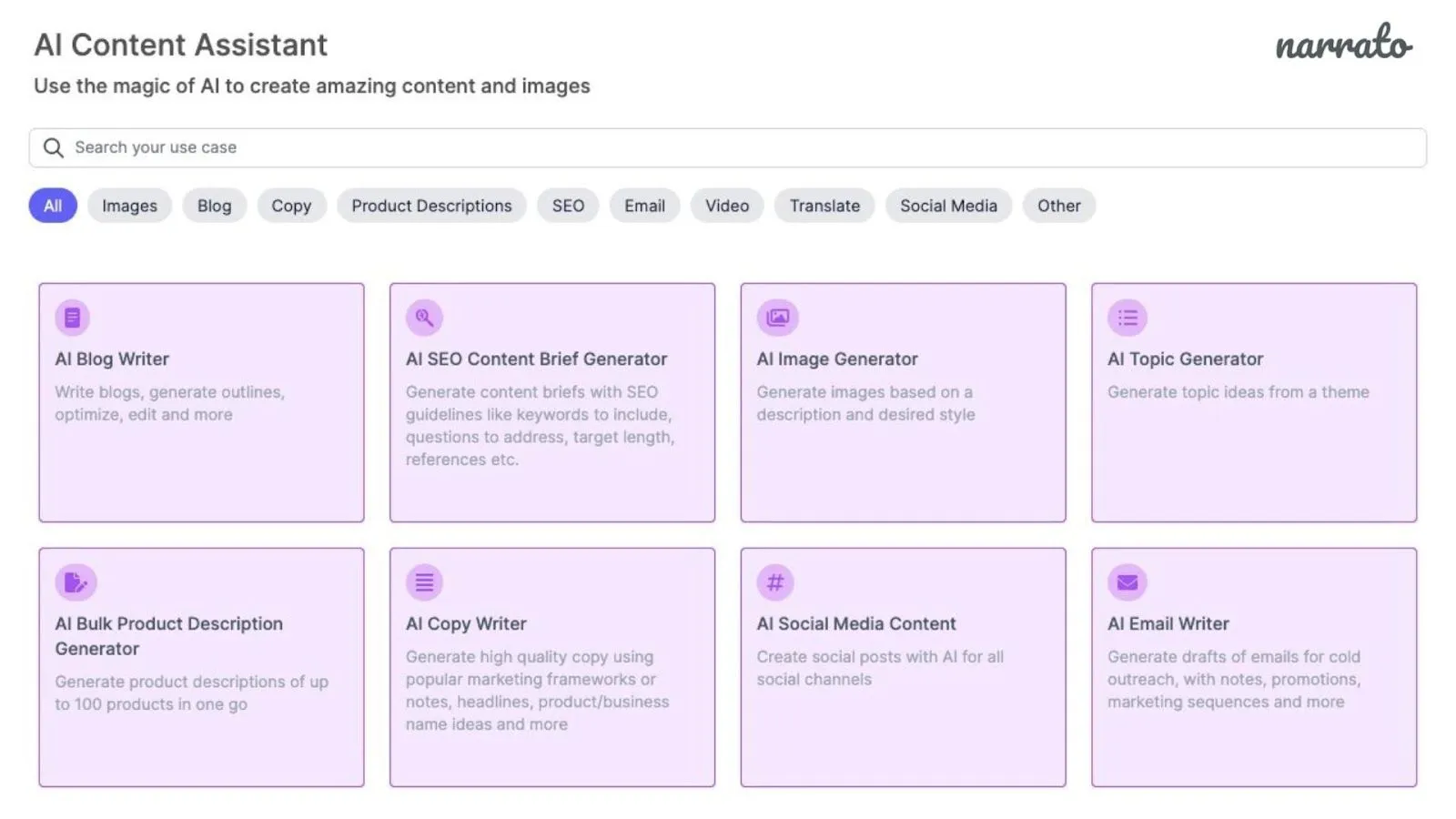 Narrato - AI SEO Content Creation