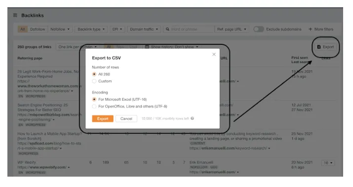competitor link analysis