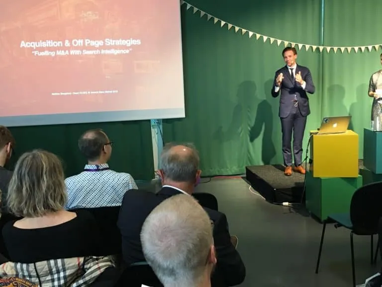 Mattias Bergehed at SearchStars 2018